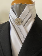 HHD White or Ivory Embroidered Custom Stock Tie / Many Colour Options