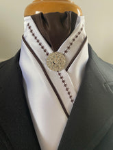 HHD White or Ivory Embroidered Custom Stock Tie / Many Colour Options