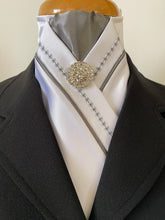 HHD White or Ivory Embroidered Custom Stock Tie / Many Colour Options