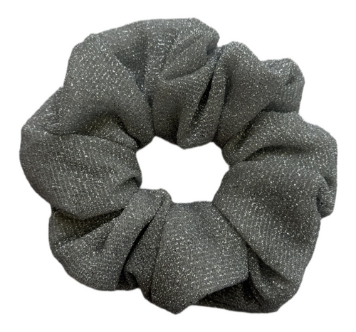 HHD Silver Glitter Hair Scrunchie