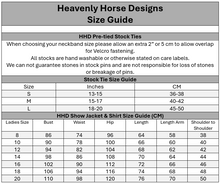HHD Dressage Mini Tails Coat Jacket Navy Blue or Black Pre Order