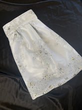 HHD Dressage Euro Stock Tie ‘Rosalea’ in White Embroidered Lace with Sequins