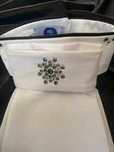 HHD Dressage Plastron Stock Tie ‘Serena’ in Black with Swarovski Crystals