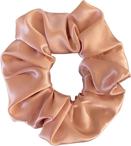 HHD Rose Gold Satin Scrunchie