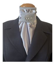 HHD Dressage Euro Stock Tie ‘Queen’ in Silver
