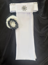 HHD Dressage Plastron Stock Tie ‘Serena’ in Black with Swarovski Crystals