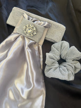 HHD Dressage Euro Stock Tie ‘Queen’ in Silver