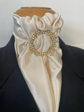 HHD White or Cream Dressage Euro Stock Tie ‘Lucy’