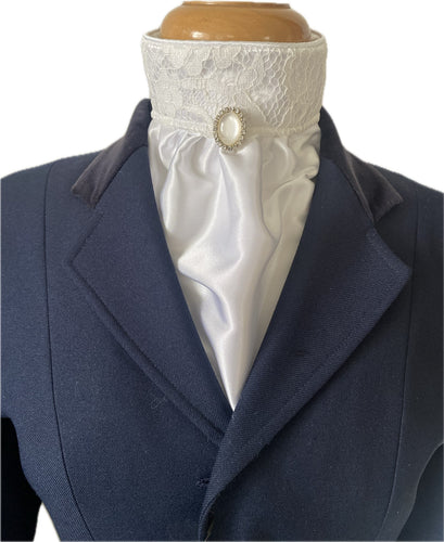 HHD Dressage Euro Stock Tie ‘Tilly’ in Lace
