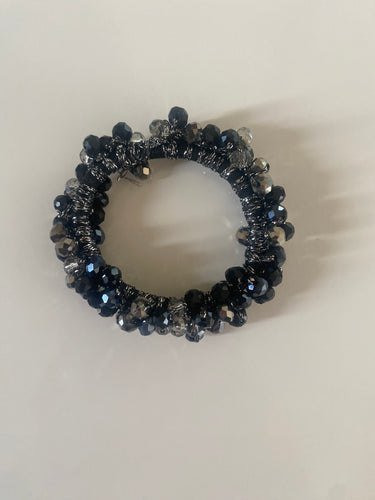 HHD Crystal Beaded Hair Scrunchie- 4 colours
