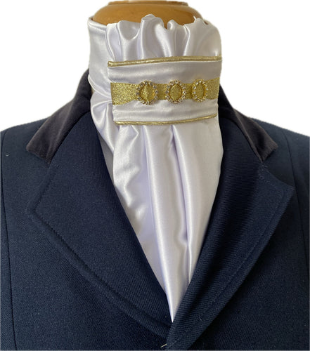 HHD Dressage Euro Stock Tie ‘Jane’ in Gold
