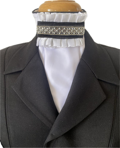 HHD Equestrian Dressage Euro Stock Tie ‘Allissa’ in Black
