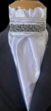 HHD Dressage Euro  Stock Tie ‘ Nancy’ in Black & Silver