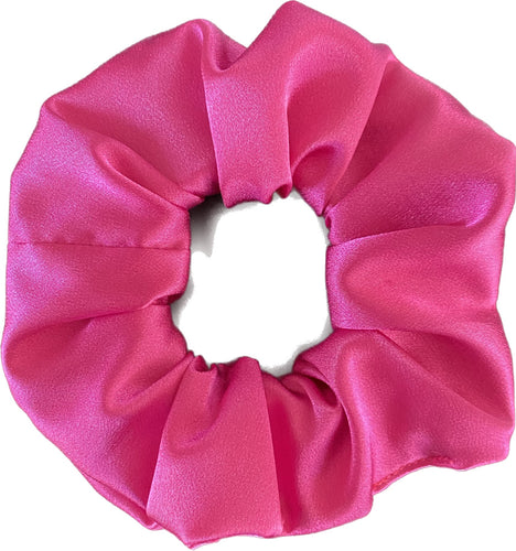 HHD Dressage Show Rider Hair Scrunchie Hotpink  Satin