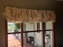 HHD Calico Austrian Balloon Curtains Window Valance