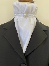 HHD Dressage Euro Stock Tie ‘Tilly’ in Pearls & Lace
