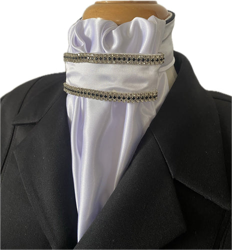 HHD Dressage Euro Stock Tie ‘Marilyn’ with Crystals in Black