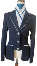 HHD Cutaway Stretch Dressage Jacket Coat White Contrast/Pre Order