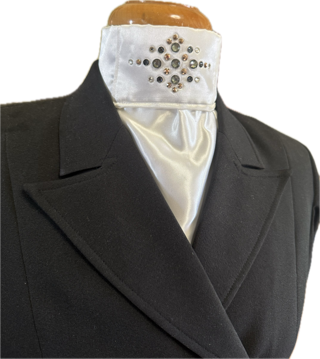 HHD Dressage Plastron Stock Tie ‘Anais’ Swarovski Crystals
