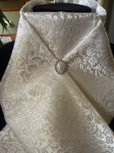 HHD ‘Clara’ Equestrian Dressage Stock Tie Embossed Satin