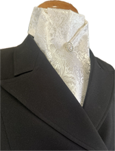 HHD ‘Clara’ Equestrian Dressage Stock Tie Embossed Satin
