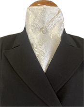 HHD ‘Clara’ Equestrian Dressage Stock Tie Embossed Satin