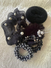 HHD The Black Hair Accessory Kit with Pearls