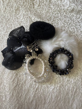 HHD The Black & White Hair Accessory Kit with Crystals