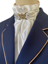 HHD Dressage Euro Stock Tie ‘Queen’ Rose Gold with Swarovski Elements