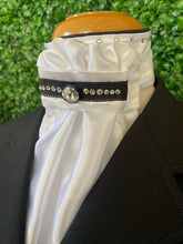 HHD ‘Beth’ Euro Dressage Stock Tie in Black with Swarovski Elements