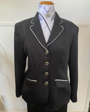 HHD Show Riding Dressage Stretch Jacket Navy Blue or Black with  Silver