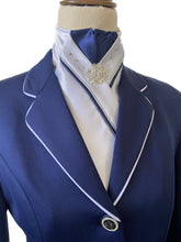 HHD Stretch Dressage Jacket Coat White Contrast