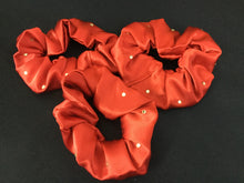 HHD ‘Molly’ Dressage Show Hair Scrunchie Red Satin with Swarovski Elements