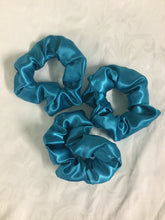 HHD  Dressage Show Rider Hair Scrunchie Aqua Blue