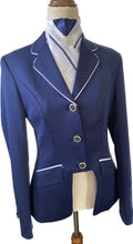 HHD Stretch Dressage Jacket Coat White Contrast