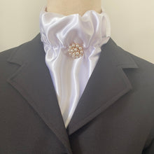 HHD White or Cream Dressage Euro Stock Tie ‘Lilly’