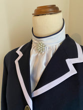 HHD ‘Chloe’ White Satin Dressage Euro Stock Tie - Other Colours Available